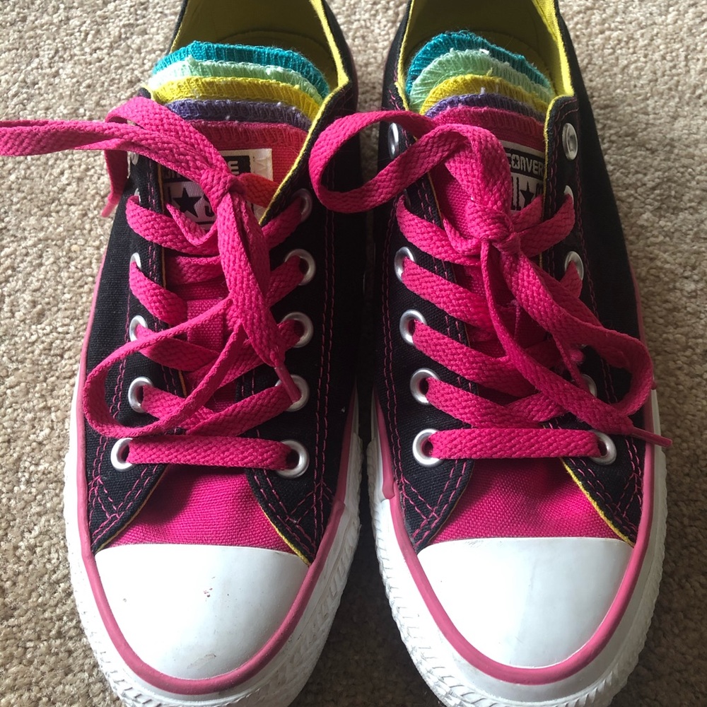 Multicolor Tongue Converse (Children Size)